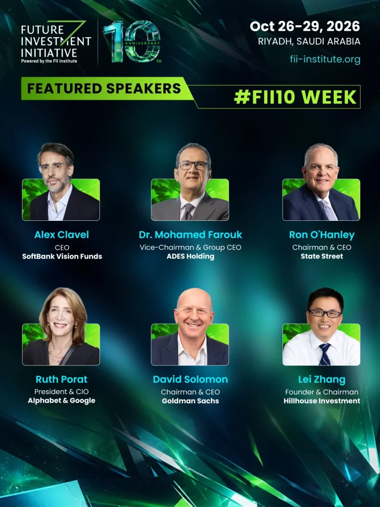 FII 10th Edition 2026 featured speakers 3