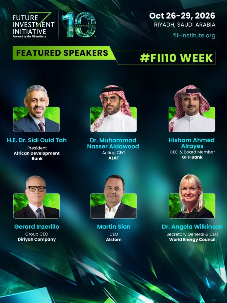 FII 10th Edition 2026 featured speakers 10