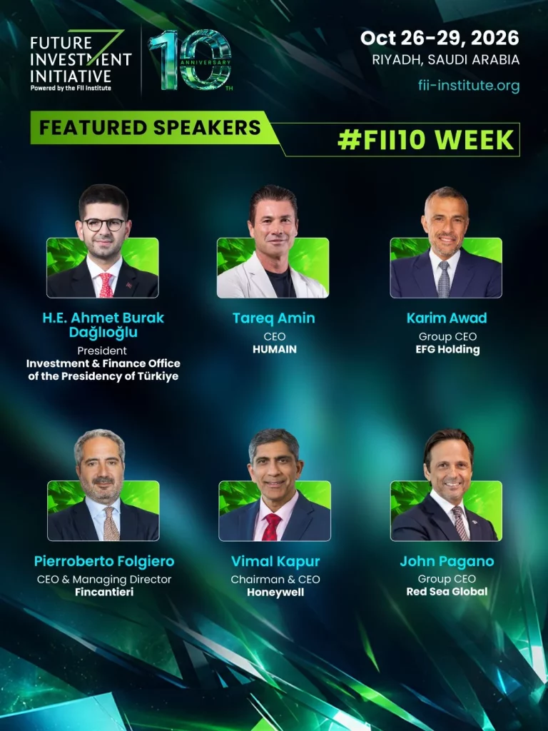 FII 10th Edition 2026 featured speakers 9
