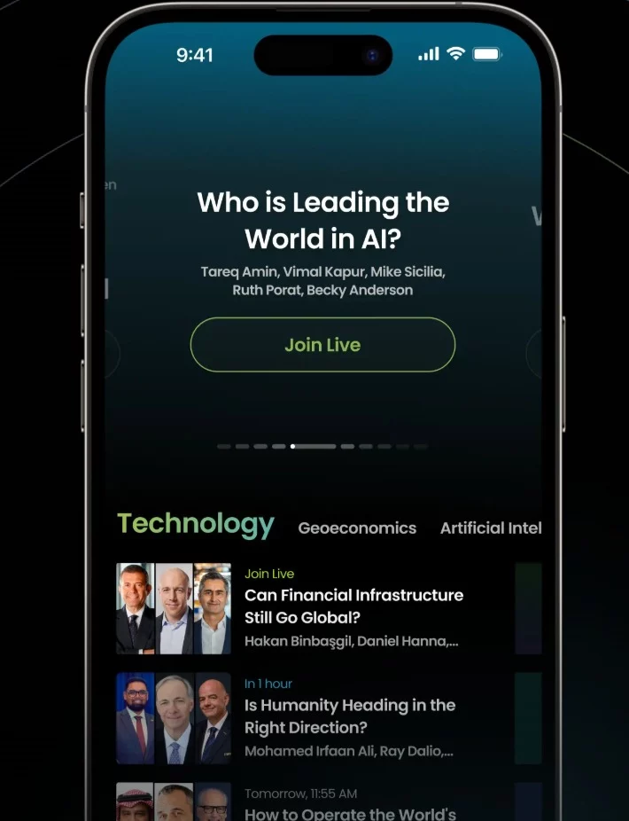 FII AI Compass app on a phone