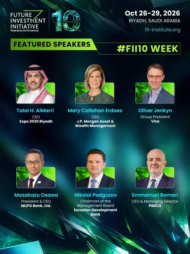 FII 10th Edition 2026 featured speakers 7