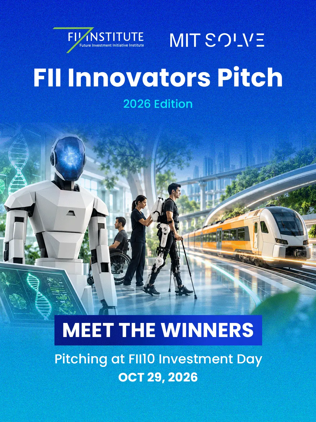 FII Innovators Pitch 2026 Edition. Meet the winners pitching at FII10 Investment Day, 29 October 2026.